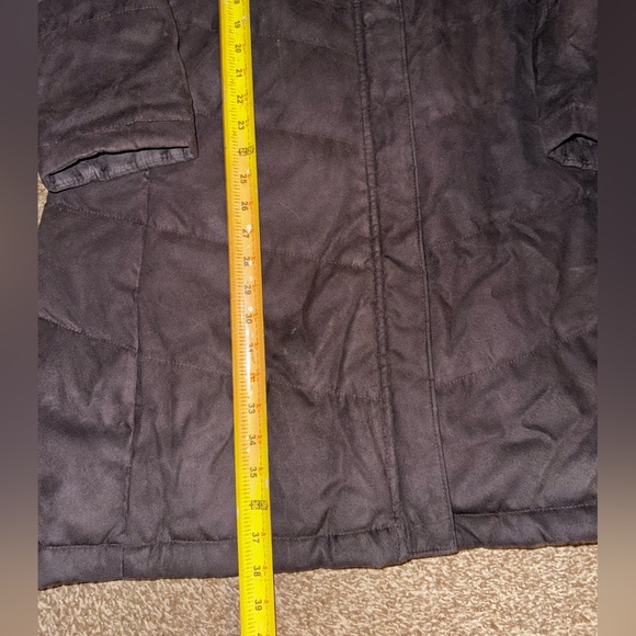 Women's Chocolate Brown L.L Bean Hooded Coat - Picture 2 of 7